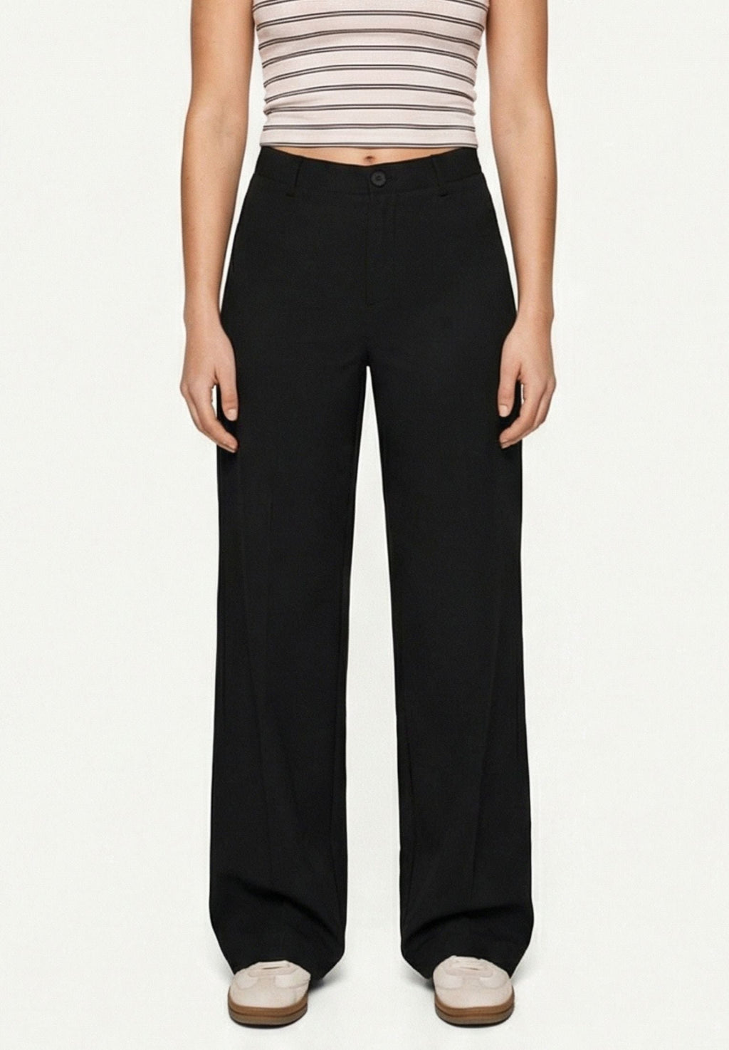 Black Straight Leg Pants