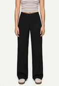 Black Straight Leg Pants