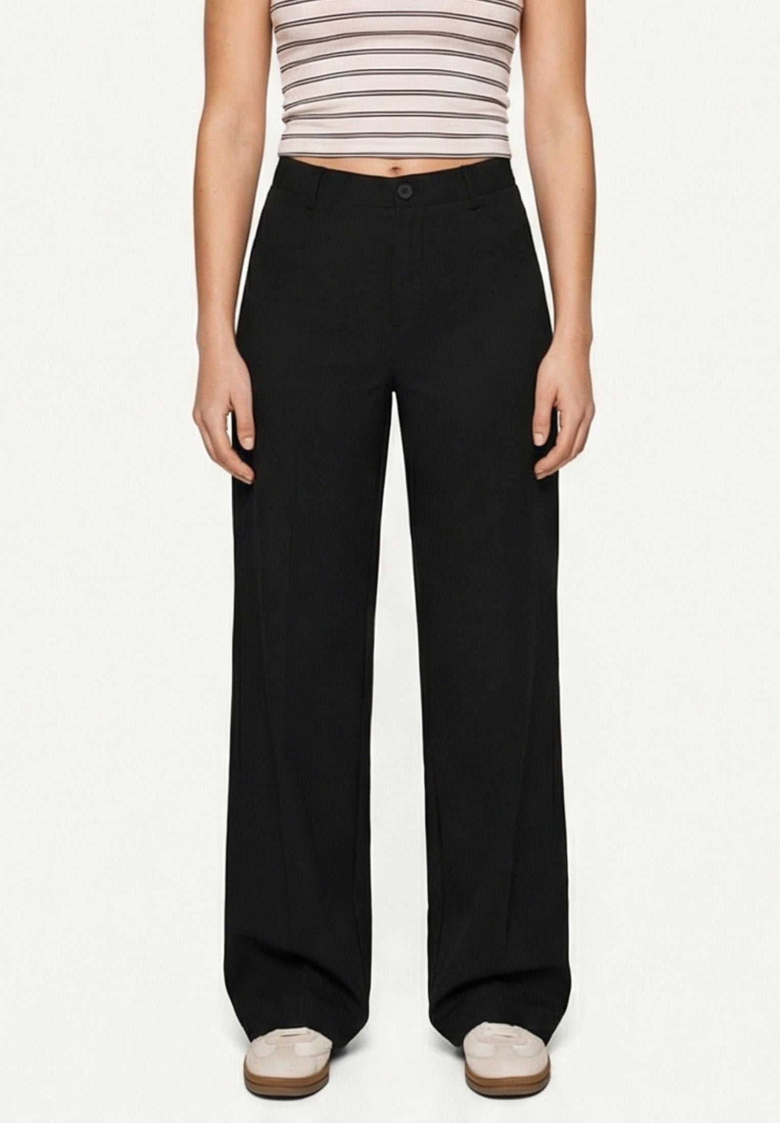 Black Straight Leg Pants