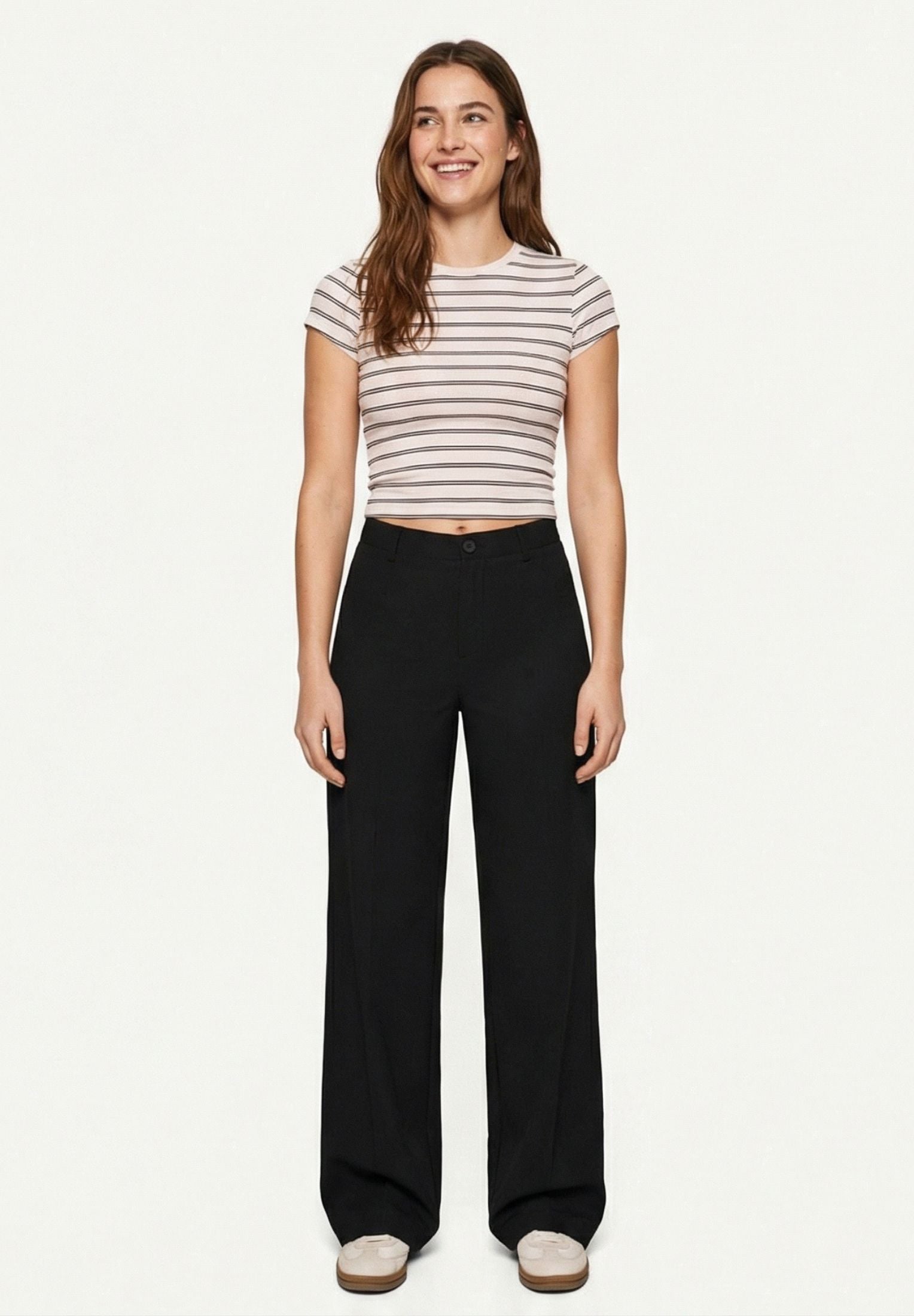 Black Straight Leg Pants