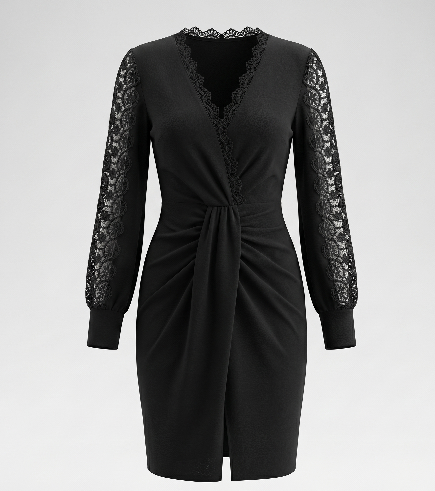 Black Dress Classic Fit