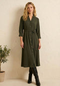 Green Dress Classic Fit