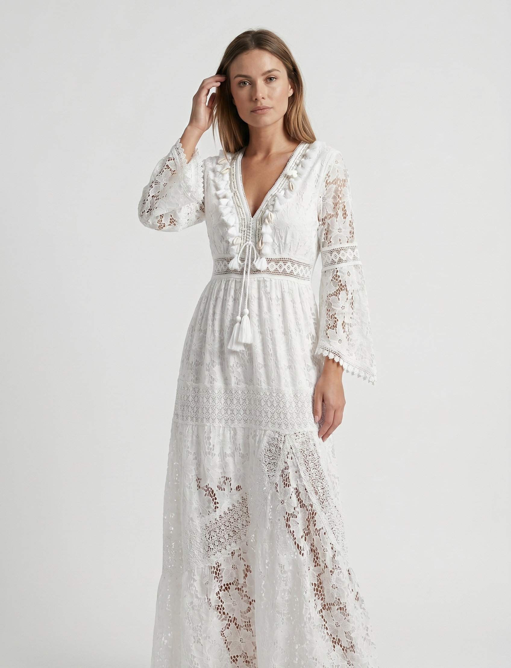 Women's White Maxi Dress